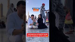 TANIQLI AKTRISA ERI FARZANDI BILAN UMRA SAFARIDA [upl. by Einehpets]