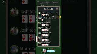 Viewing the Game Log in the PinochleNet App [upl. by Reiniar]