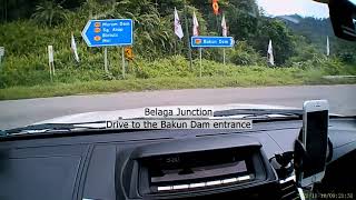 From PBH Bakun interchange to Belaga Sg Asap Bakun Dam [upl. by Nnyroc]