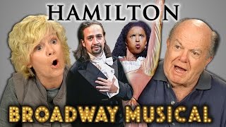 ELDERS REACT TO HAMILTON Hip Hop Musical [upl. by Zabrine397]