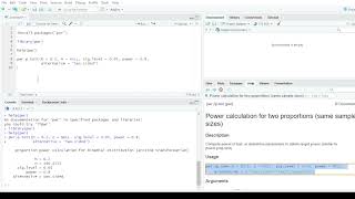 Sample Size calculation in Rstudio [upl. by Sinnel]