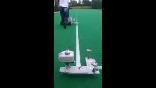 Line Marking a Hockey Pitch with the BeamRider [upl. by Yennej]