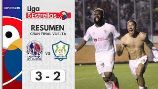 Olimpia 3  2 Olancho FC  Gran Final Vuelta  Liga Nacional  Clausura 2023 [upl. by Dyann]