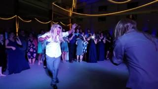 quotWhite Chicksquot dance battle at wedding reception [upl. by Glorianna436]