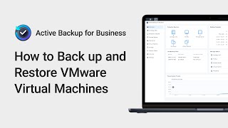 How to Back up and Restore VMware Virtual Machines Using Active Backup for Business  Synology [upl. by Ideih]