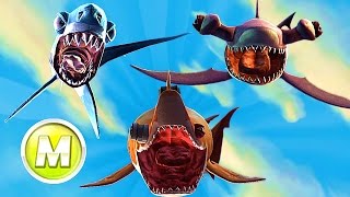 ALL M SHARKS UNLOCKED  HUNGRY SHARK WORLD  NEW SHARK GAMEPLAY [upl. by Costanzia]