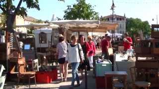 LIsle sur la Sorgue Famous Market France [upl. by Ahsaf253]