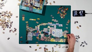 85 Doorstep Delivery Puzzle Time Lapse WHSmith 500 piece [upl. by Yenffad614]