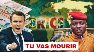 ⛔URGENT  ADHÉSION DU BURKINA FASO AUX BRICS  LA FRANCE RÉAGIT burkinafaso trump ibrahimtraoré [upl. by Eeltrebor673]