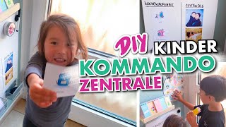 DIY Kinder Kommandozentrale  Ideen zur Organisation im Familien Alltag  Command Center  mamiblock [upl. by Adnilam]