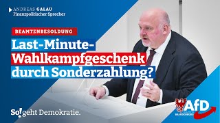 Wahlkampfgeschenk durch Sonderzahlung [upl. by Simonsen521]