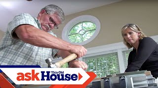 How to Repair a Bad Flooring Joint  Ask This Old House [upl. by Mahmud]