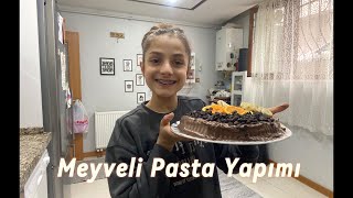 Meyveli Pasta Yapımı 🎂🍰 [upl. by Beeson]