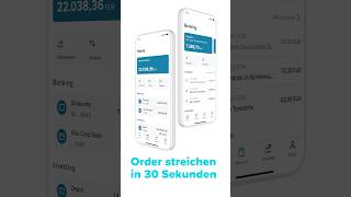 So streichen Sie Ihre Order in der Consorsbank App shorts tutorial [upl. by Orgalim620]