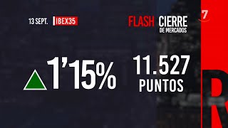 Flash cierre de mercados 13092024 [upl. by Ahsenor53]