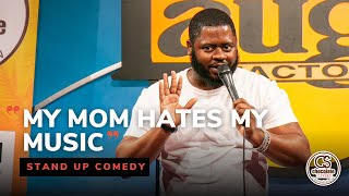 My Mom Hates My Music  Comedian BT Kingsley  Chocolate Sundaes Standup Comedy [upl. by Beedon]