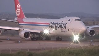 Cargolux  Panalpina Lindo demais Boeing 7478F Esse avião é SENSACIONAL [upl. by Tonkin]