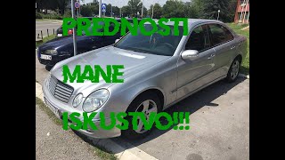 Mercedes E klasa W211 prednosti mane iskustvo [upl. by Nehgam922]