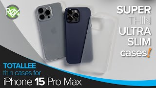 TOTALLEE Super Thin Cases for iPhone 15 Pro Max [upl. by Sissel]