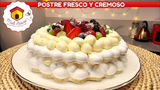 POSTRE NAVIDEÑO hoy hacemos PAVLOVA mas rica y fácil [upl. by Hannaj]