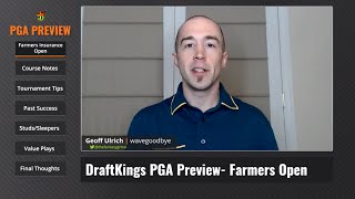 PGA Preview Show  Farmers Insurance Open [upl. by Nillad]