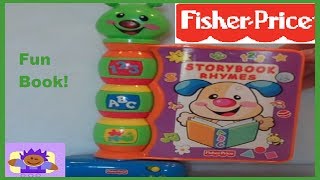 2002 Fisher Price Storybook Rhymes Musical Toy Book [upl. by Elokcin47]