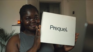 PREQUEL SKINCARE UNBOXING and First Impressions [upl. by Etessil]