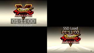 PS4 SFV load times internal SSD vs internal HDD [upl. by Araj216]