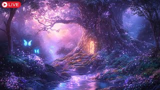 Find Peace in the Healing Forest  432Hz  528Hz Miracle Tones  Relax amp Restore  Live 11H  No ADS [upl. by Assetal81]