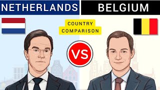 Belgium vs Netherlands  Country Comparison [upl. by Neenaj98]