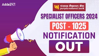 PNB SO Recruitment 2024  Punjab National Bank Specialist Officer Recruitment 2024  PNB SO 2024 [upl. by Fairfield511]