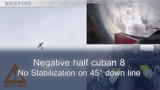 Negative half cuban 8  No Stabilization on 45° down line [upl. by Sucramaj425]