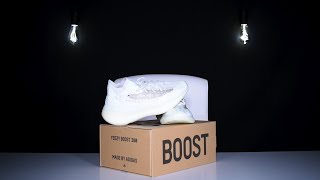 UNBOXING YEEZY BOOST 380 CALCITE GLOW REVIEW  ONFEET [upl. by Hcab]