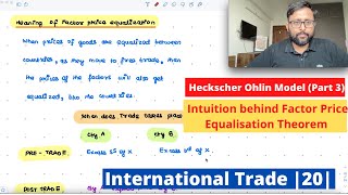 International Trade HeckscherOhlin ModelPart 3 Meaning of Factor Price Equalisation Theorem20 [upl. by Erdah]