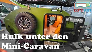 Klein Grün und gut Drop Camper von GoExplore Caravan live 2024 [upl. by Yelah]