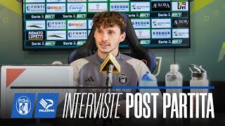 INTERVISTE POST PARTITA  PISAPALERMO [upl. by Necaj]