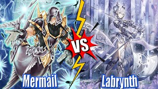 Mermail Atlantean vs Labrynth  High Rated DB YuGiOh  Dueling Book [upl. by Ocnarf]