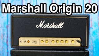 Marshall Origin 20 Head  Classic Sound Modern Features [upl. by Dorelle816]