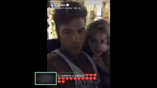 FEDEZ E CHIARA NELLA PRIMA DIRETTA INSTAGRAM COMPLETA [upl. by Screens]