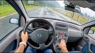 2005 Fiat Panda  11 54HP  POV Test Drive 1315 Joe Black [upl. by Petrine]