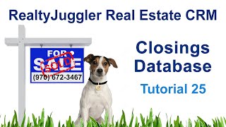 25  Closings using RealtyJuggler Real Estate Software [upl. by Dewitt496]