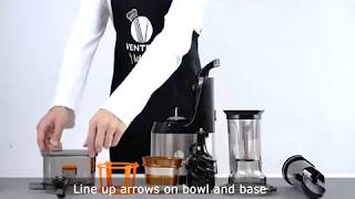 Ventray Masticating Juicer Reviews One Of The Best Masticating Juicers [upl. by Anegroeg682]