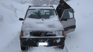 Panda 4x4 su neve incredibile [upl. by Zelazny407]