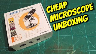 Jiusion Digital Microscope Unboxing  40 to 1000 X Magnification FOR 30 [upl. by Nagad]