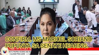 Ano Kaya ang sasabin ni Ms Maricel Soriano SA Senate hearing makakatulong Kaya SA [upl. by Nerrat279]