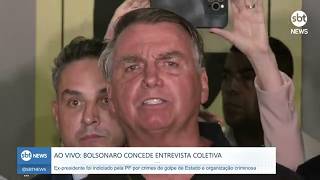 Bolsonaro DESTRÓI narrativa de golpe ao vivo em coletiva [upl. by Midas]