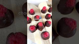 berry chocolate bites🫐🍫 shortsviral healthy snack dessert [upl. by Onaicnop]