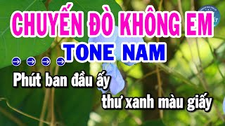 Karaoke Chuyến Đò Không Em Tone Nam Nhạc Sống Mới Dễ Hát Nhất  Karaoke Đệ Nhất [upl. by Animlehliw852]