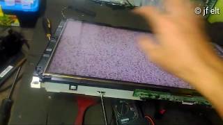 perbaiki Tv Lcd Sony 32BX320 gambar berbayang sebagian vlog44 [upl. by Aicats954]