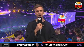 Crazy Raccoon VS Zeta Division  Game 3  Brawl Stars World Finals 2024  Day 1 [upl. by Trebleht]